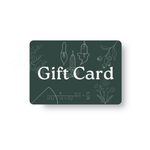 Gift card with botanical design