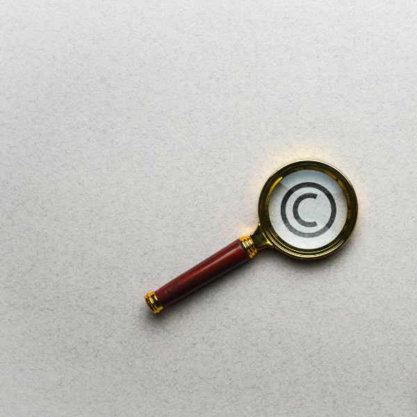 magnifying glass copyright