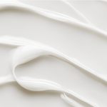 Creamy white lotion texture