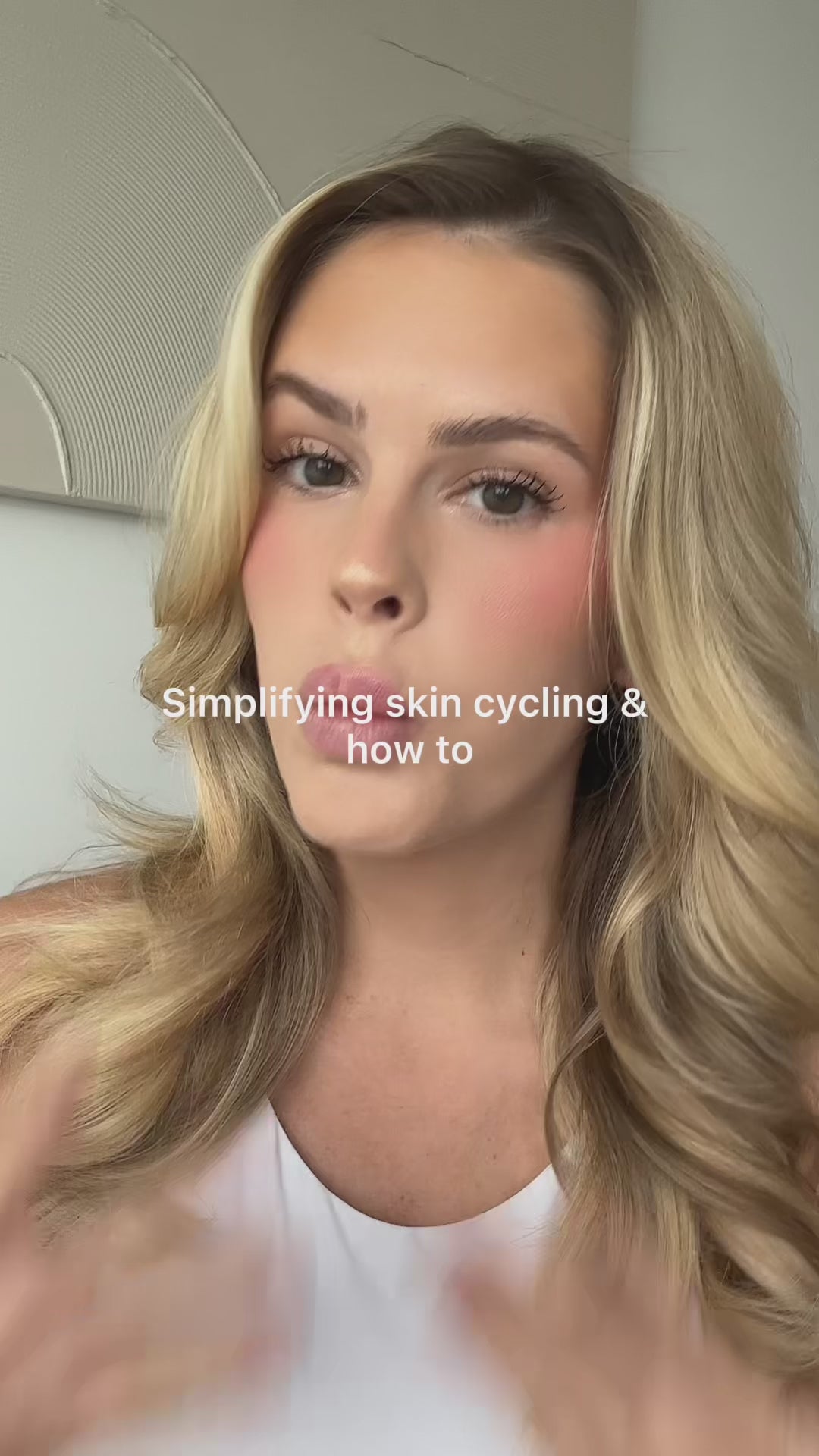 Load and play video in Gallery viewer, Influencer Chanelle introduces the concept of Skin Cycling.
