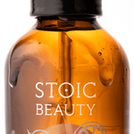 Stoic Beauty oil cleanser bottle